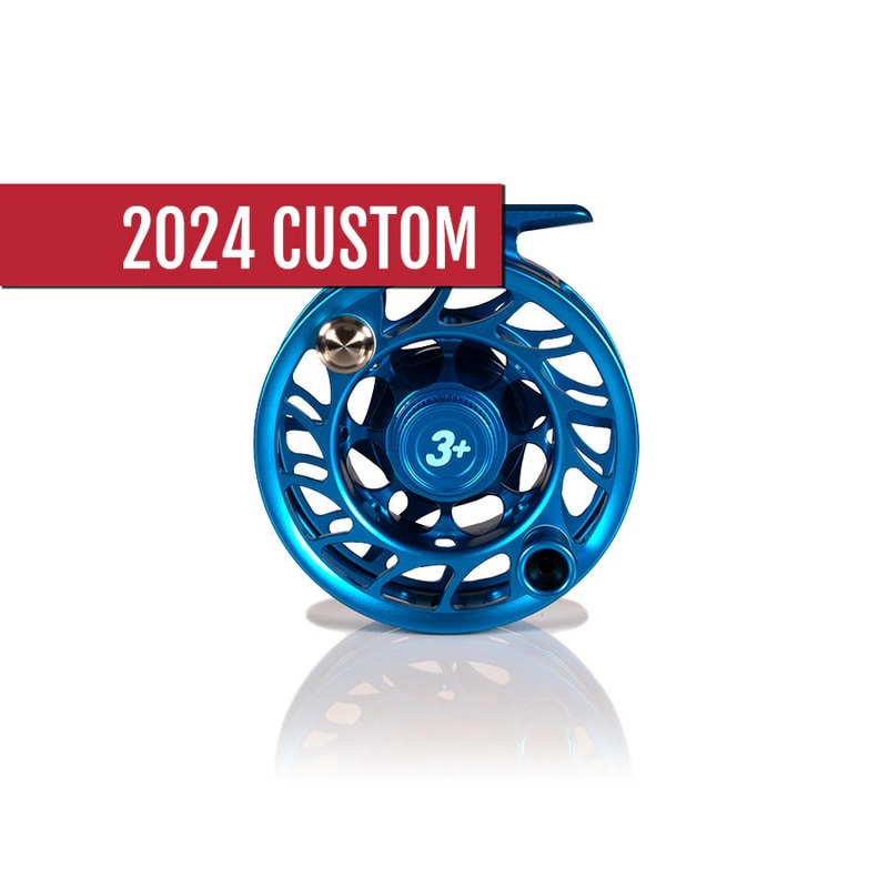 Hatch - Iconic Fly Reel - 2024 Custom Kaiju Blue Reel