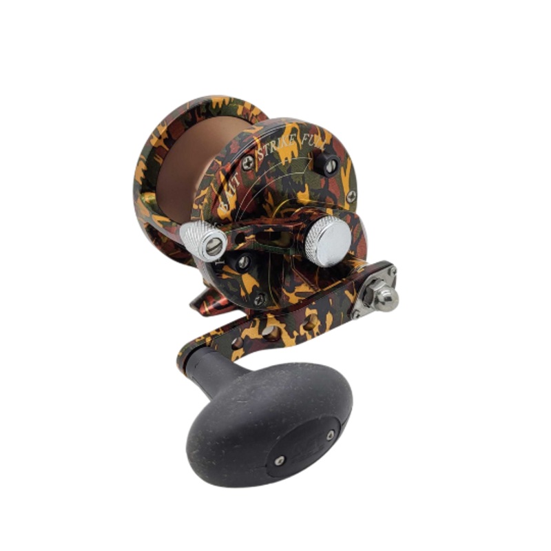 Avet JX 6.0 MC Single Speed Lever Drag Casting Reel, Green Camo