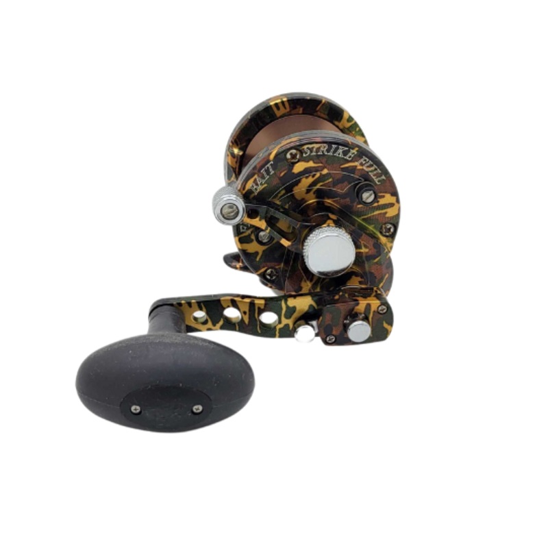 Avet JX 6/3 MC 2-Speed Lever Drag Casting Reel, Green Camo
