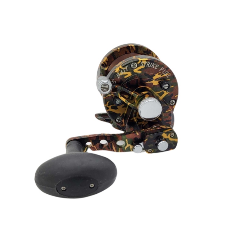 Avet MXJ 6/4 Lever Drag Casting Reel, Green Camo