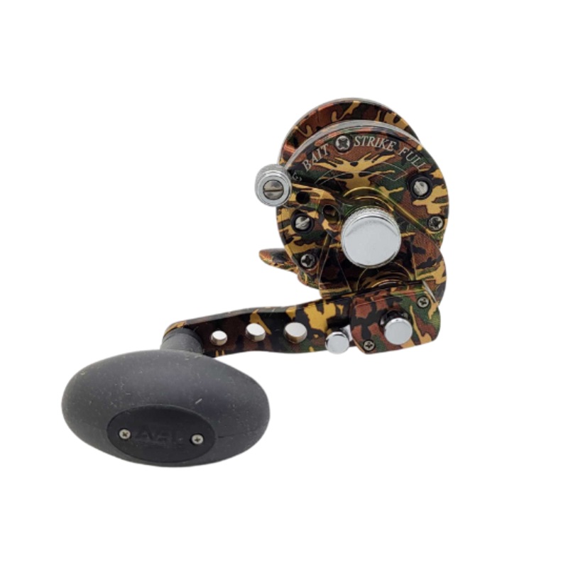 Avet SX 6/4 2-Speed Lever Drag Casting Reel, Green Camo