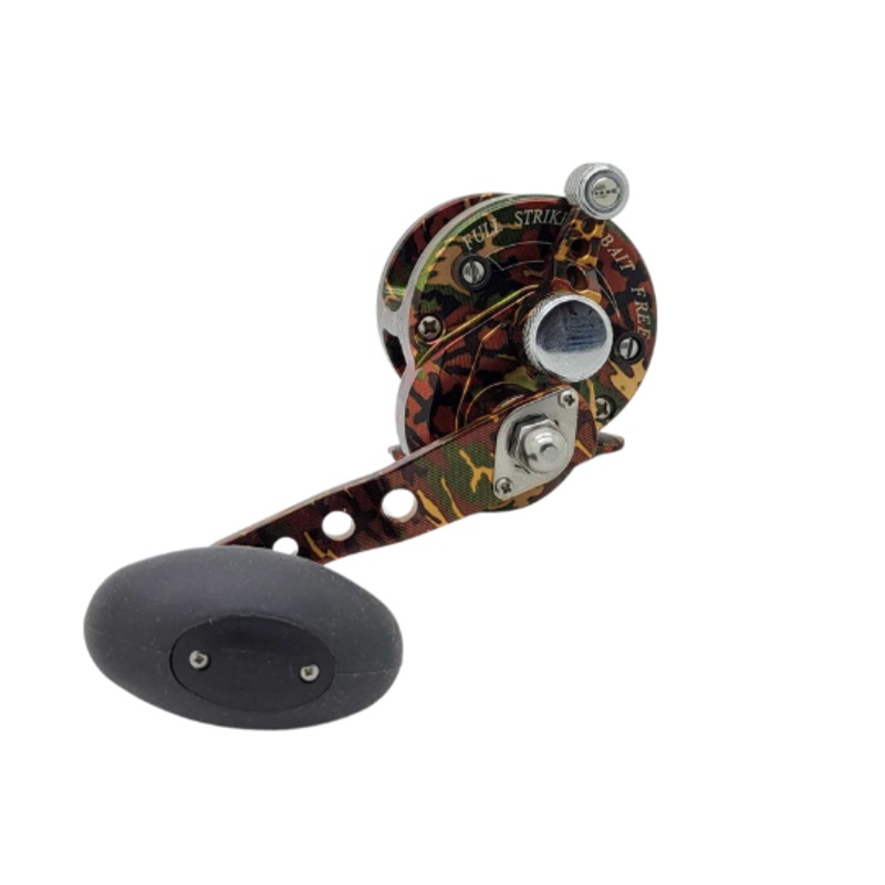 Avet SXJ 5.3 MC Lever Drag Casting Reel, LH, Green Camo