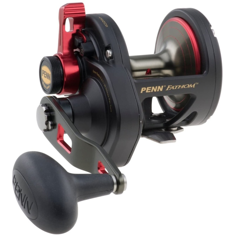 Penn Fathom Lever Drag Slow Pitch Conventional Fishing Reel Metal Body