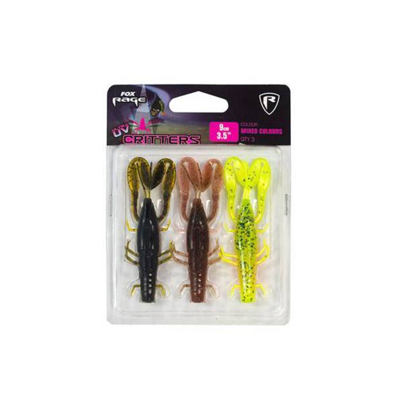 Fox Rage Ultra UV Critters Softbaits Mixed