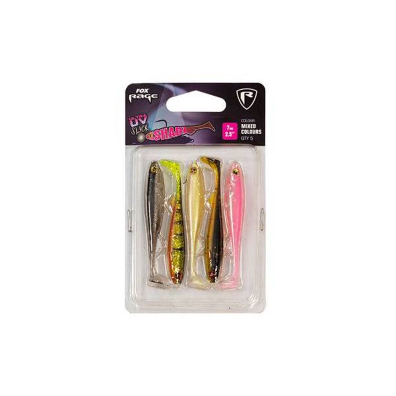 Fox Rage Ultra UV Slick Shad Softbaits Mixed