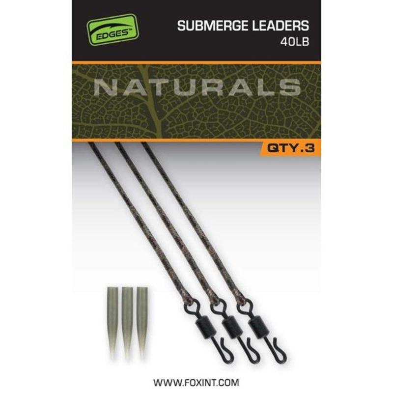 Fox Naturals Submerge Leaders 40lb