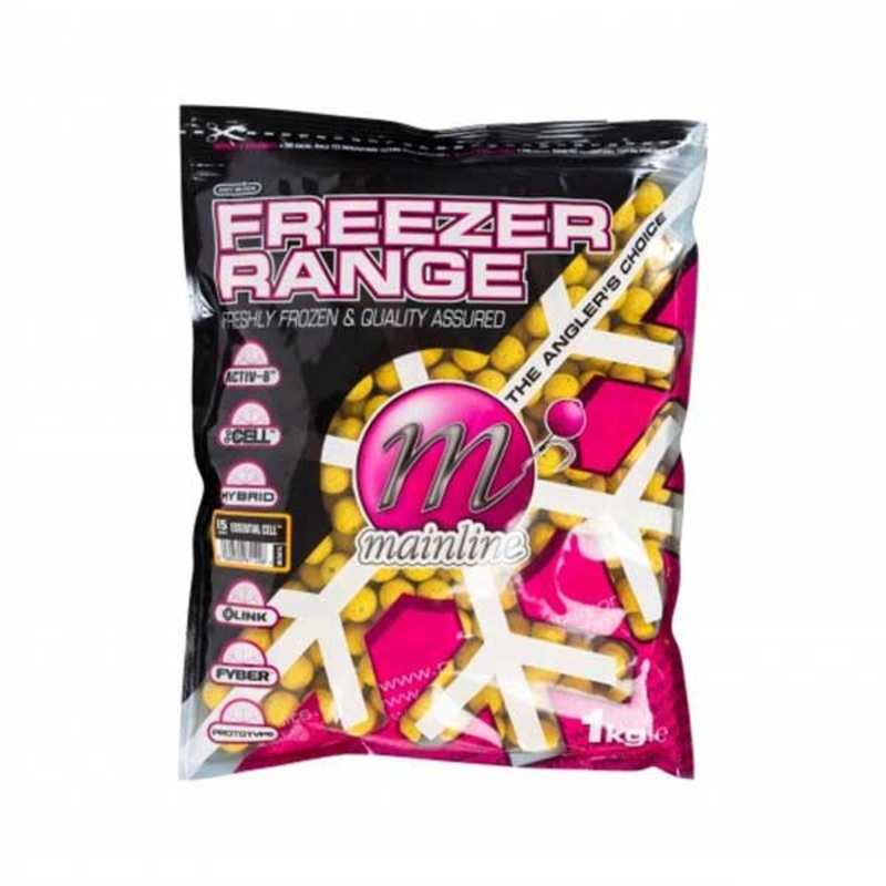 Mainline Baits Dedicated Freezer Boilies Essential Cell 1kg