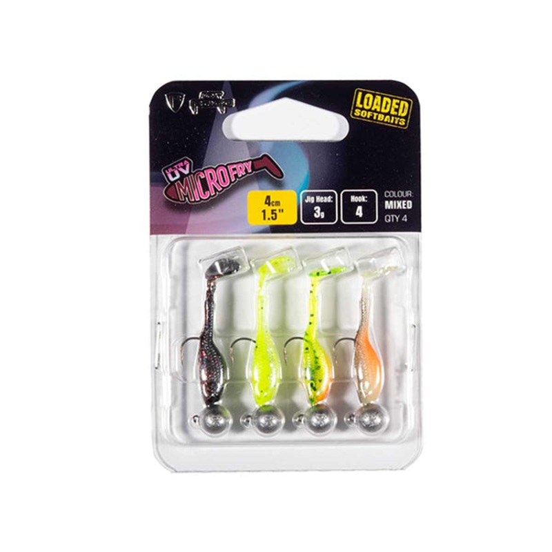 Fox Rage UV Micro Fry 4cm Loaded