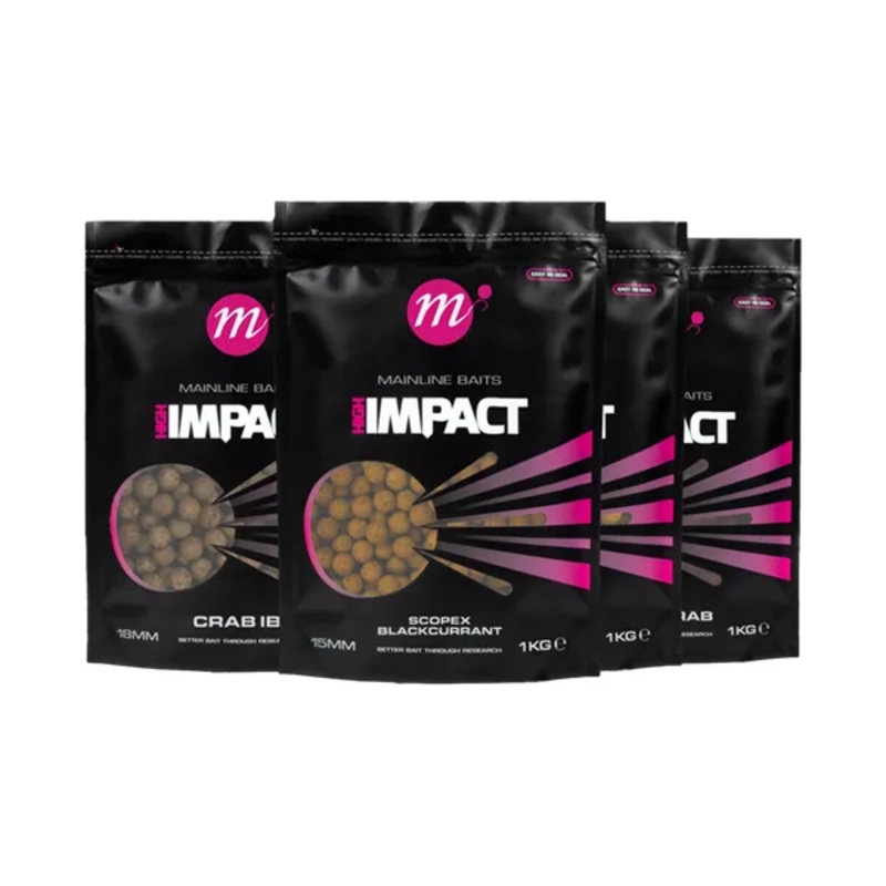 Mainline Baits High Impact Boilies 1 kg 15mm