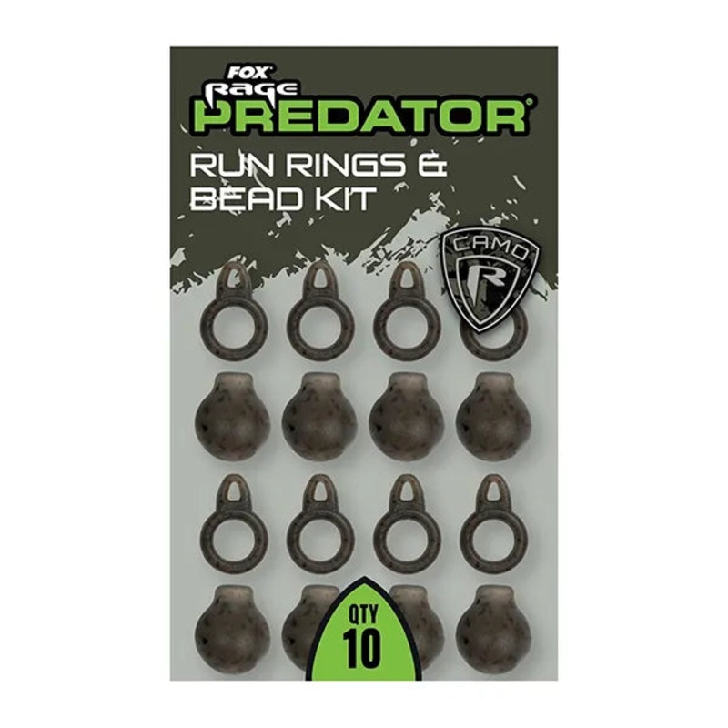 Fox Rage Predator Run Rings & Buffer Beads