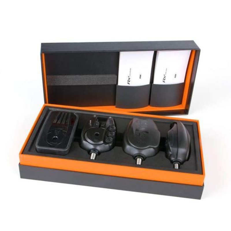 Fox RX+ 3 Rod Bite Alarm Set