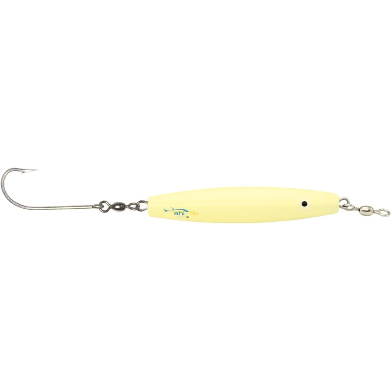 Ahi DJS-8-GL Assault Diamond Jig Single Hook, 8 oz, Glow
