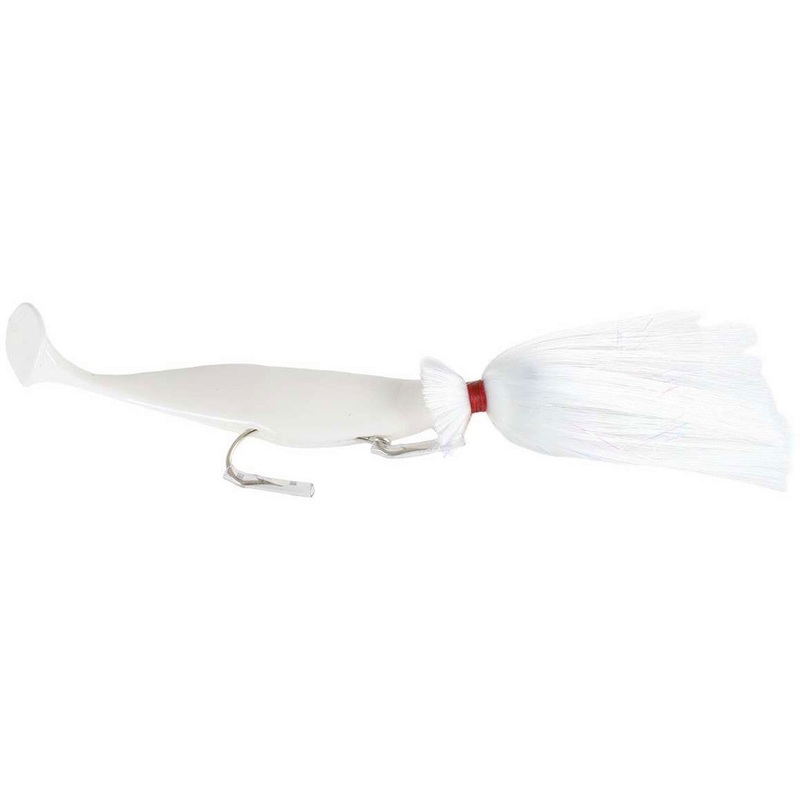 Blue Water Candy Spire w/ 9 in. Shad - 12 oz. White