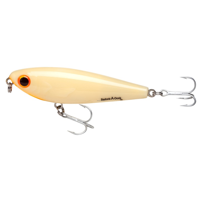 Bomber Badonk A Donk High Pitch, 4", 3/4 oz, Bone Orange Throat