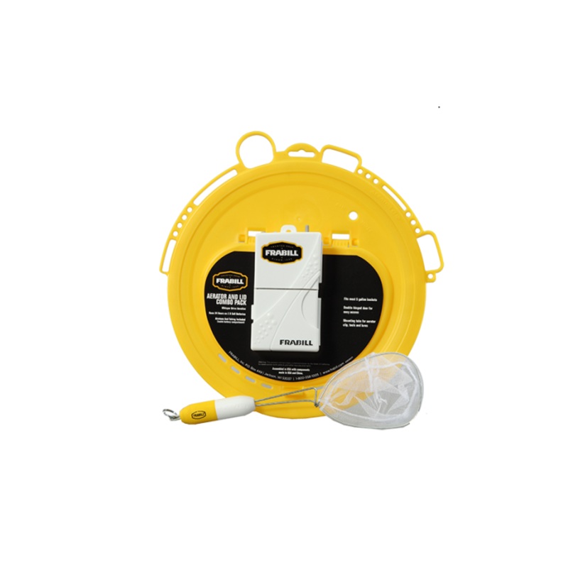 Frabill Lid Combo Pack w/Aerator & Net