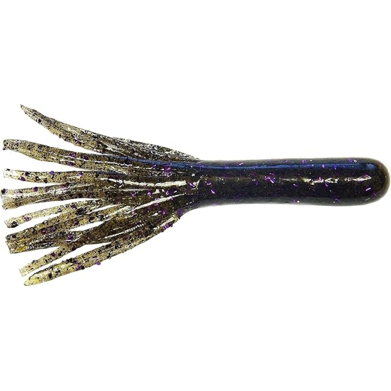Gitzit Tournament Series 3.5" Tubes Purple Magic 4 Pack 2 Hooks