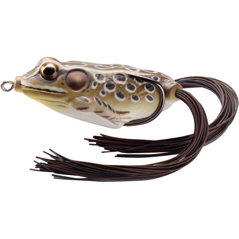 LiveTarget Frog Hollow Body Topwater Lure, 2 1/4"