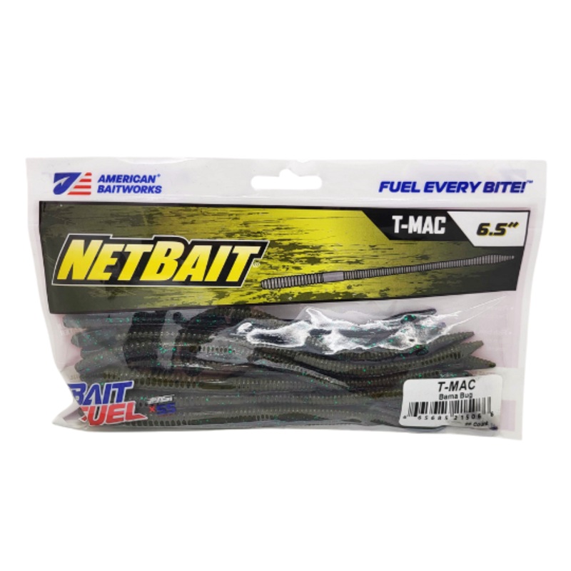 NetBait Worm Bama Bug 6.5" w/ BaitFuel 20pk