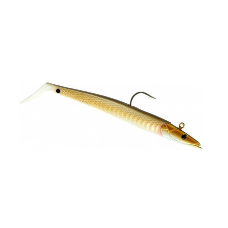 Savage Gear Soft Sandeel Lure, 7 1/2", 3 1/2 oz, Brown Sandeel