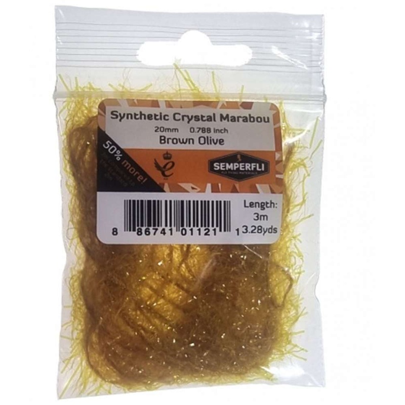 Semperfli Synthetic Crystal Marabou