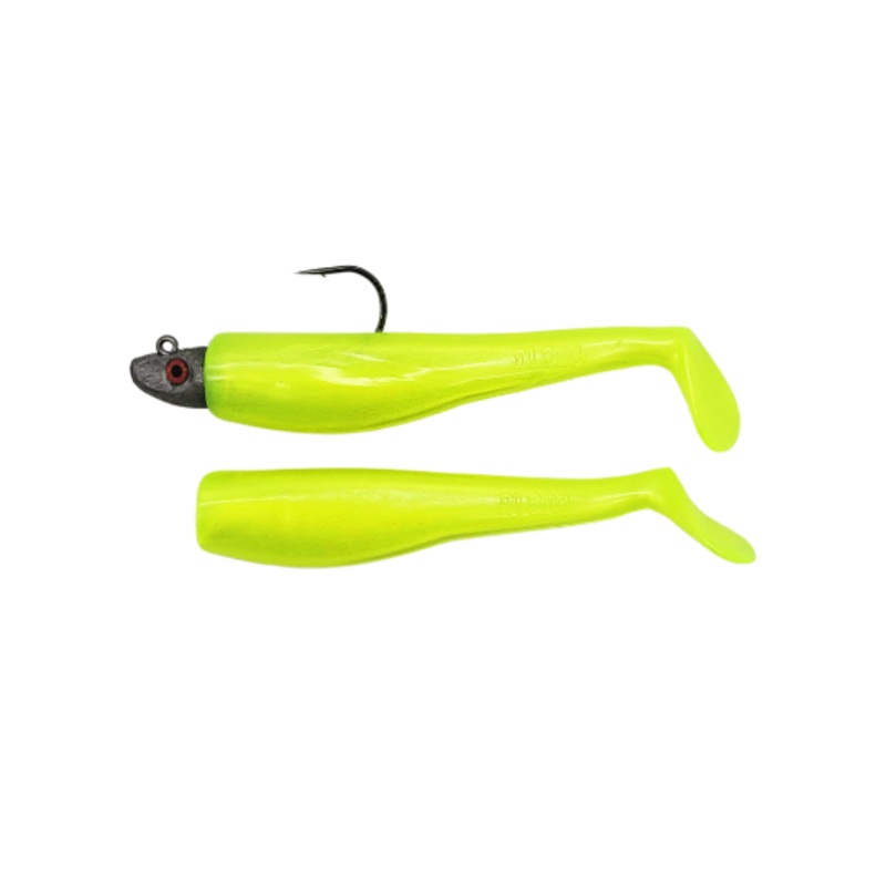 Al Gags WF38-53 3/8 Oz 4'' Whip-It Fish Silk Chartreuse