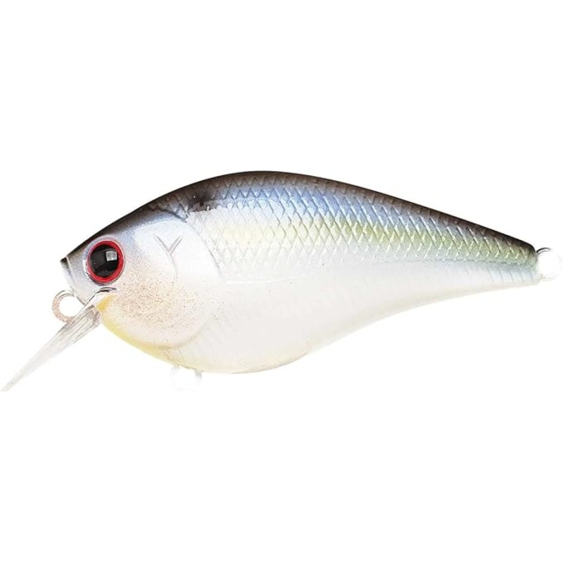 Lucky Craft LC1.5 Crankbait, 2", 1/2 oz, Pearl Threadfin Shad