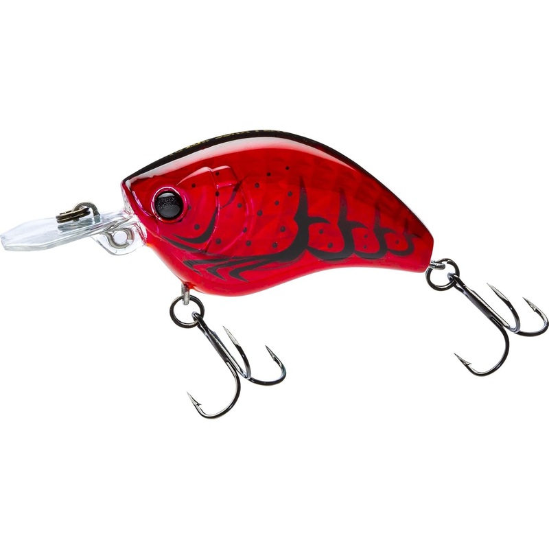 Yo-Zuri 3DR-X Flat Sided Floating Crankbait 2.125" Red Crawfish