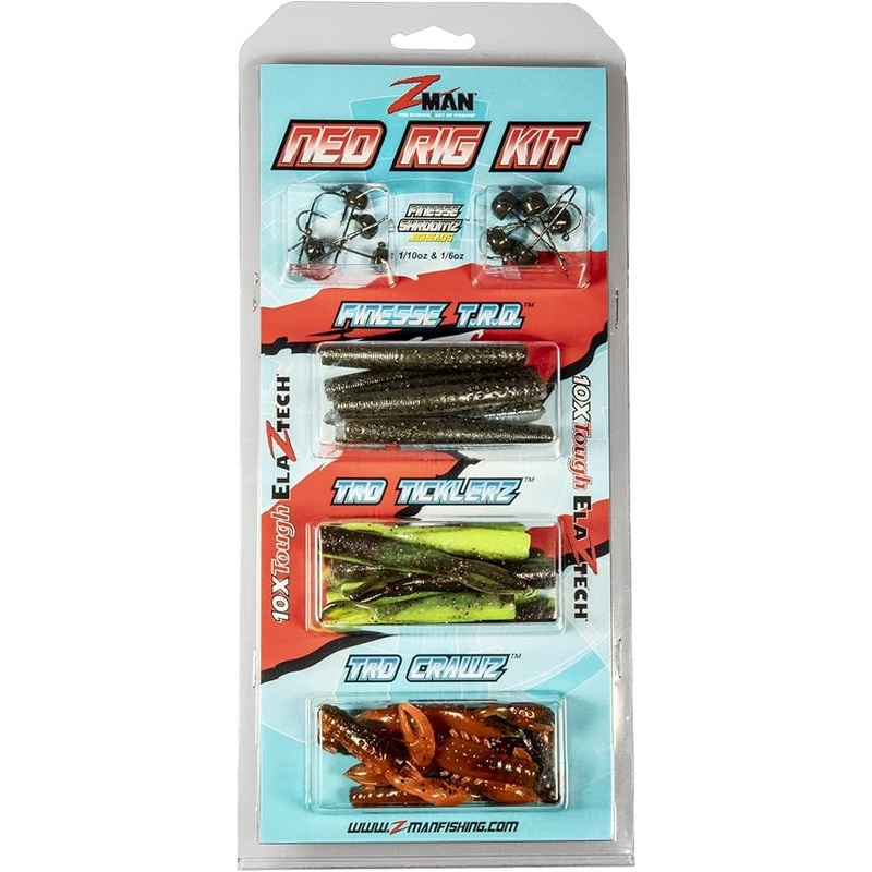 Z-Man KIT-NED-HOT Ned Rig Kit - Hot Colors