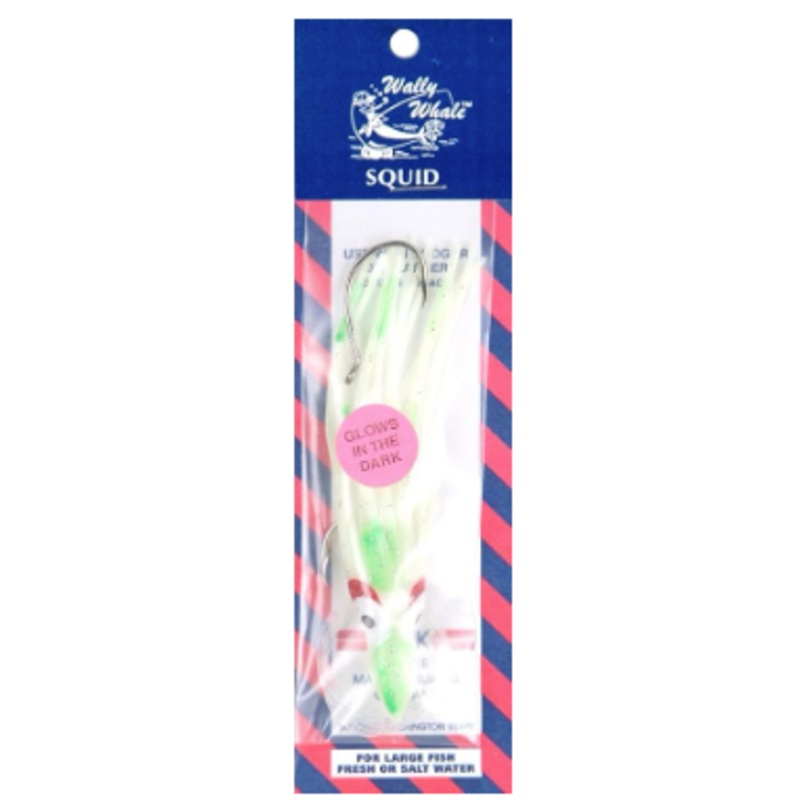 Zak Tackle Wally Whale 4.5" Squid, Rigged, Milky