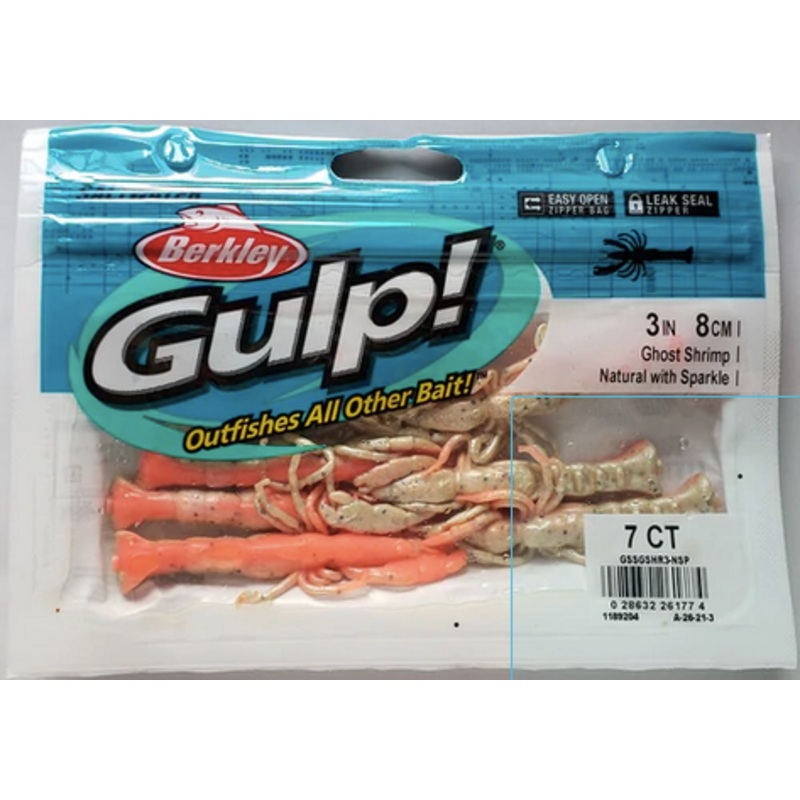 Berkley Gulp Ghost Shrimp, 3"