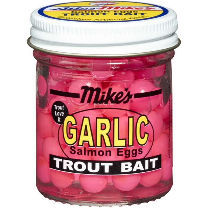 Mike's Garlic Salmon Eggs Pink 1.1 oz Jar