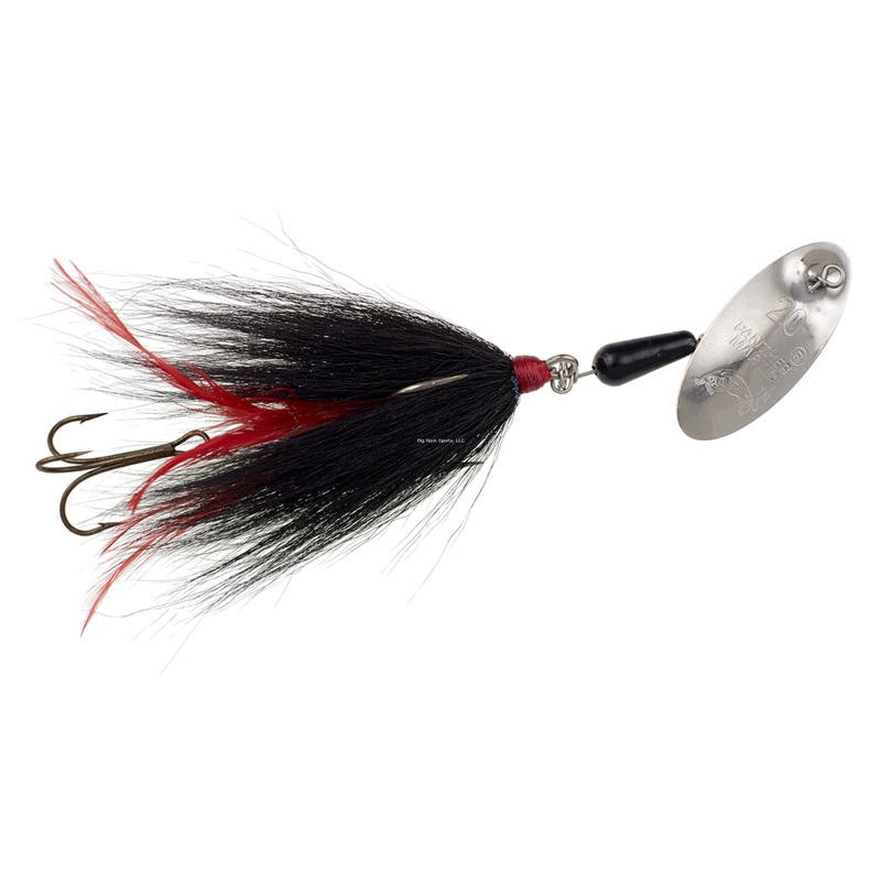 Panther Martin Big Eye Musky, Size 22 Spinner, 1 1/4oz Nickel Black And Red