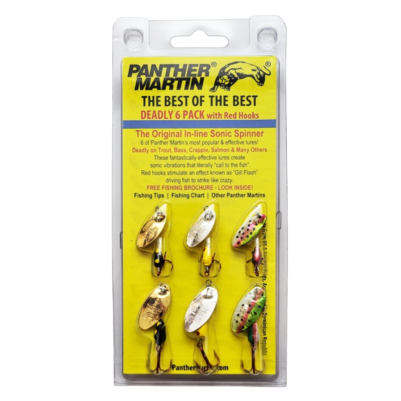 Panther Martin Spinner Trout Panfish Best of the Best Kit DSG6 Deadly 6 Lures