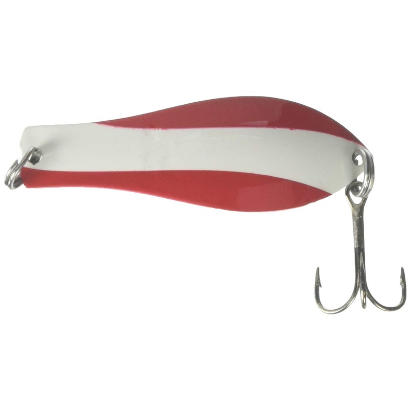 Yellow Bird P265-35 Doctor Spoon 2 1/2" 3/8oz Red/White Swirl