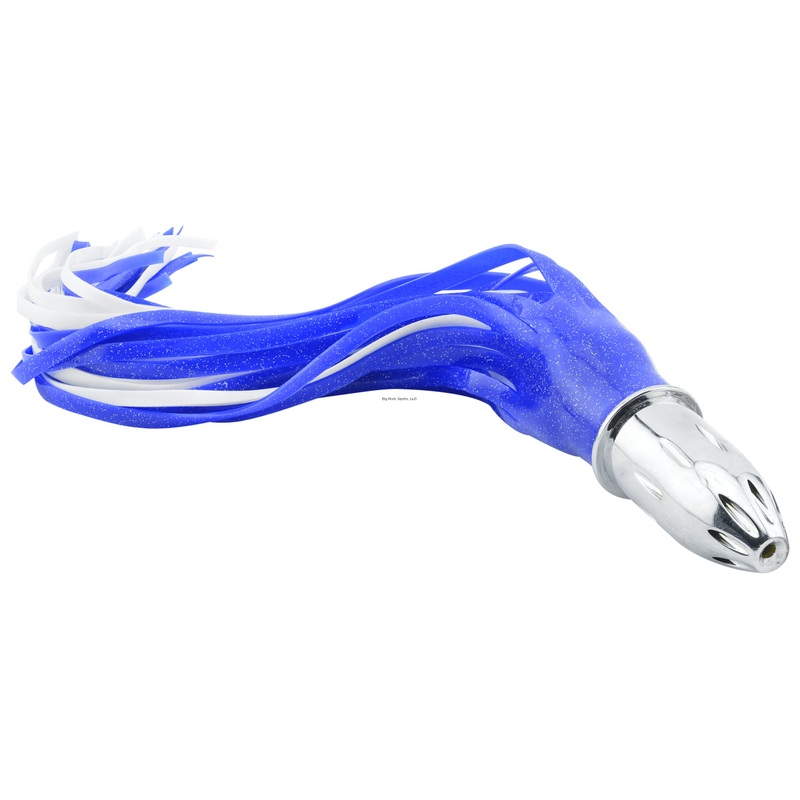 Billy Baits Mister Wahoo Marlin Big Lure Blue/White Pvc Skirt 16 Oz