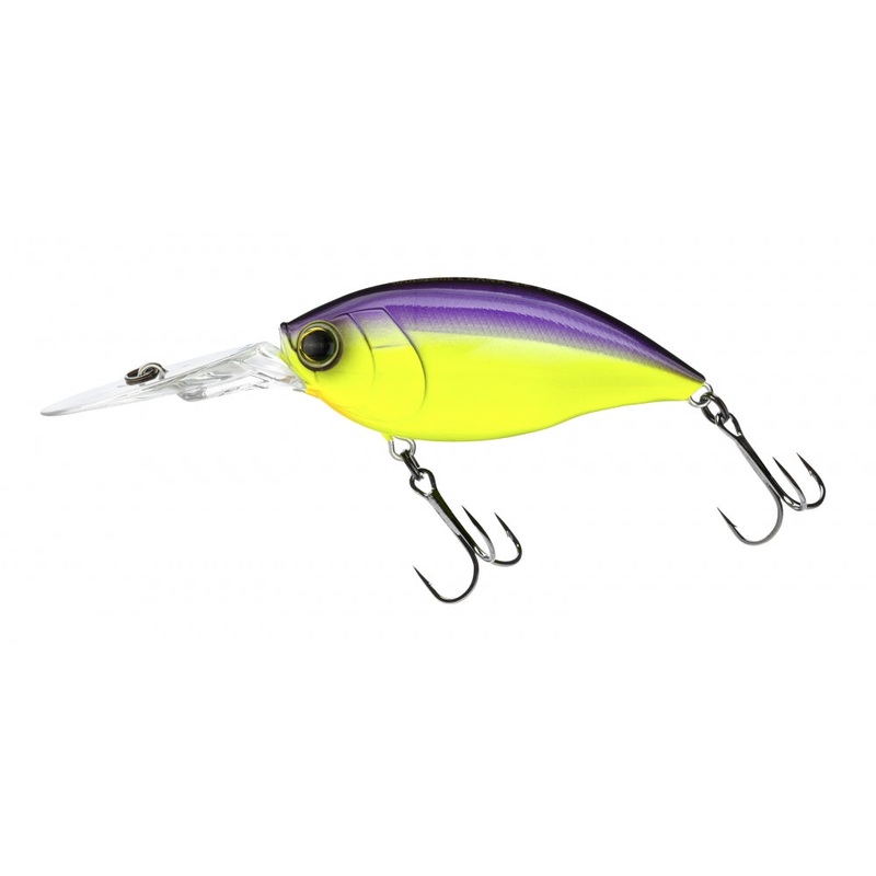 Duel Hardcore Crank 3+ 2 3/4" Purple Back Chartreuse