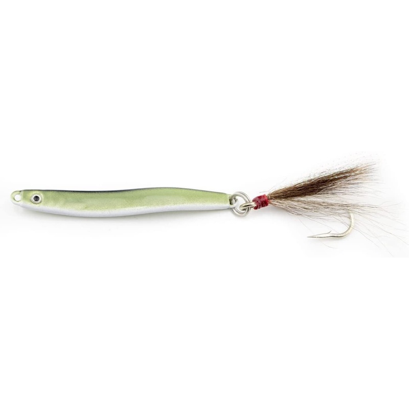 Run Off Lures Swimming Sand Eel (1 1/2oz-3oz, Olive/White)