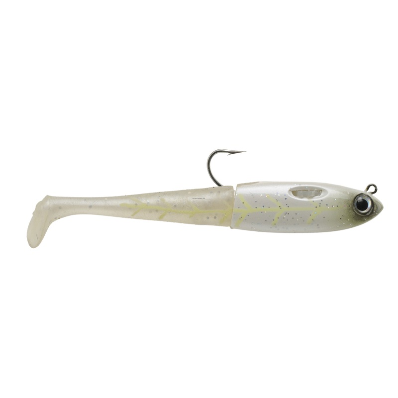 Spooltek Stretch SLD 5.5" Swimbait, White Ghost