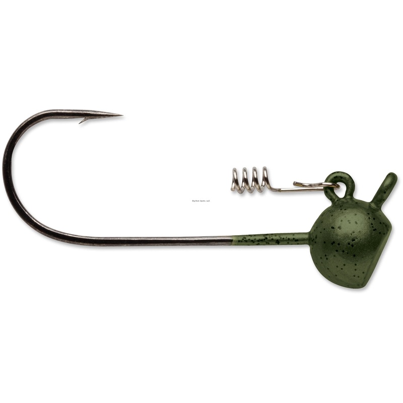 VMC Stand Up Shaky Head Jig, 3/16 oz, #3/0 Hook, Green