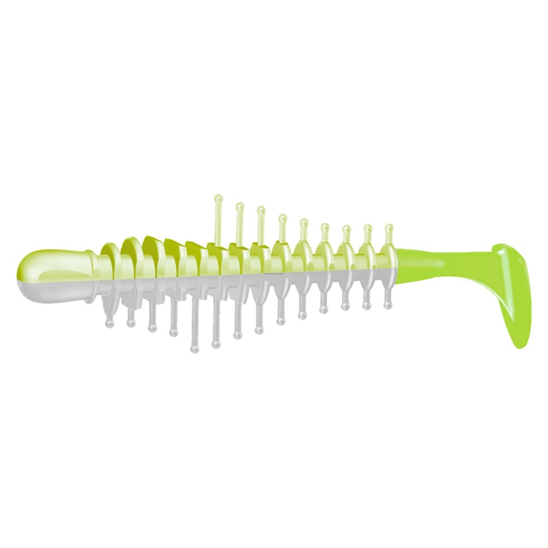 Kalin's 2.8" Tickle Shad - Acid Rain