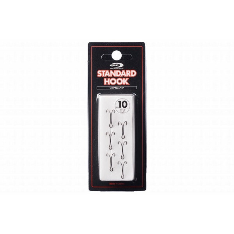 O.S.P Triple Hook Standard Hook Double Black #10