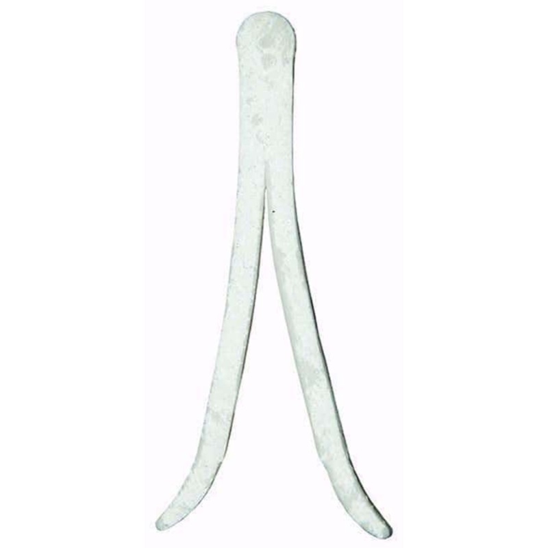 Otter Lure & Tackle ST - Straight Split Tail 5in x 1/2in 10 Pack White