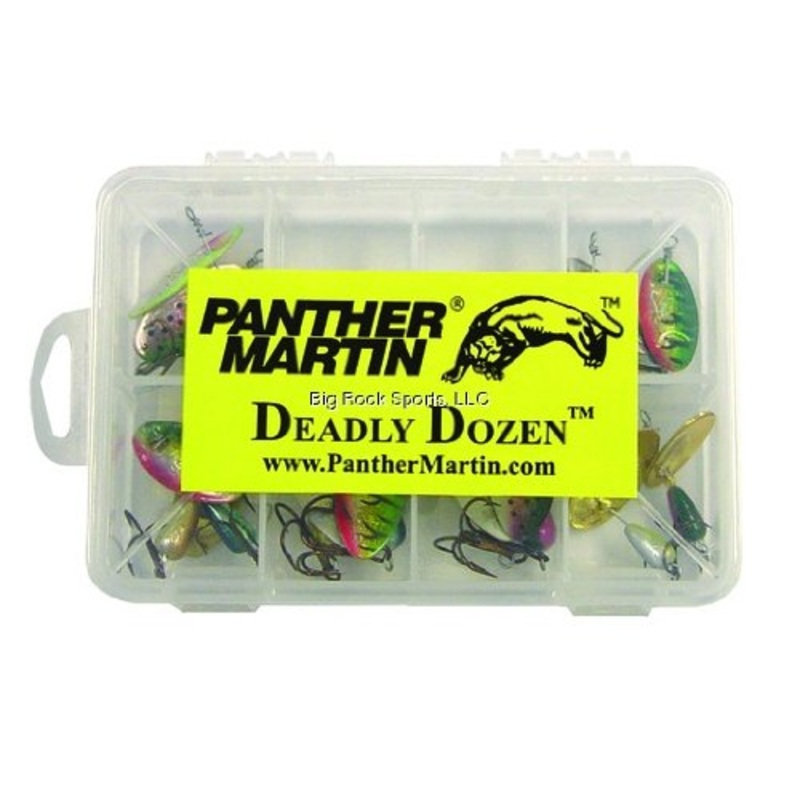 Panther Martin Best of the Best Kit, Deadly Dozen 12 Trout Spinner Lures