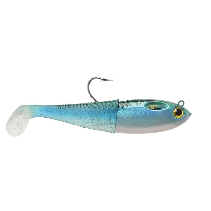 Spooltek Fatty XH 4" Swimbait, Green Mackerel