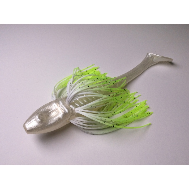 Tightlines UV Sow Belly Rattl'N Swimmer 5" Pearl