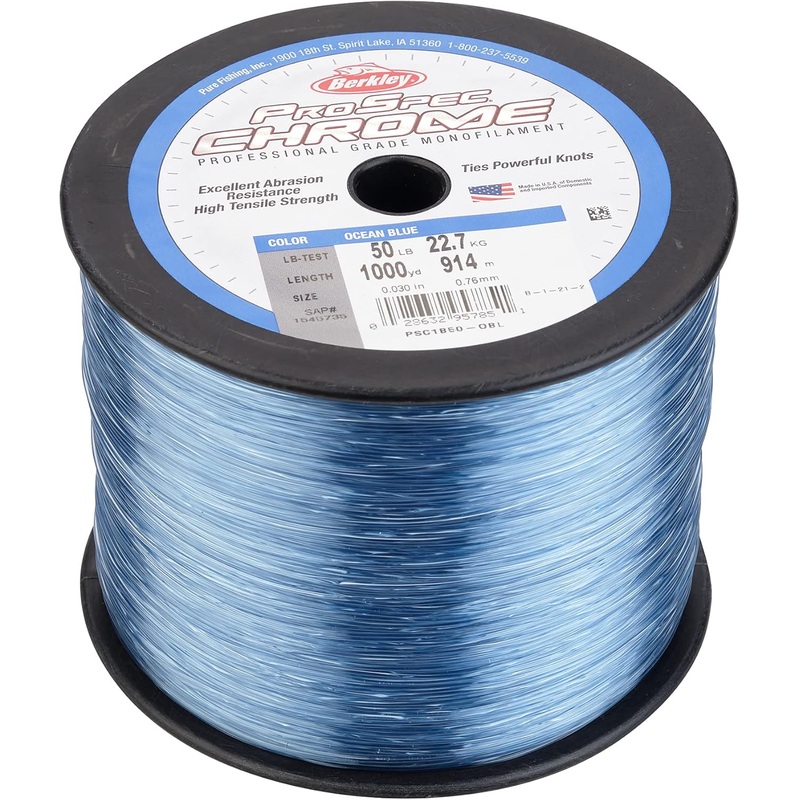 Berkley Pro Spec Chrome 16lb, 1000 Yards, Ocean Blue
