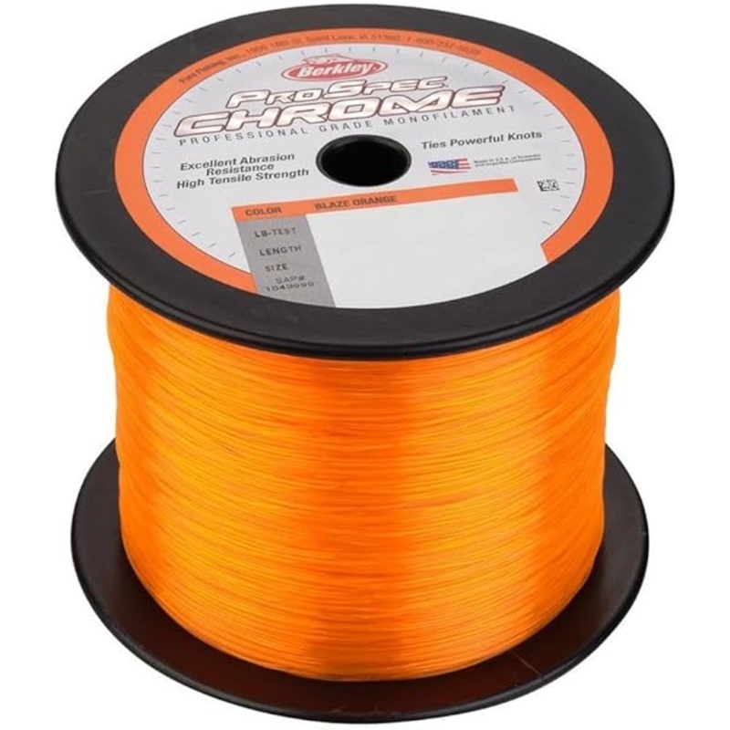 Berkley PSC5B80-80 Pro Spec Chrome 80lb, 3750 Yards, Blaze Orange