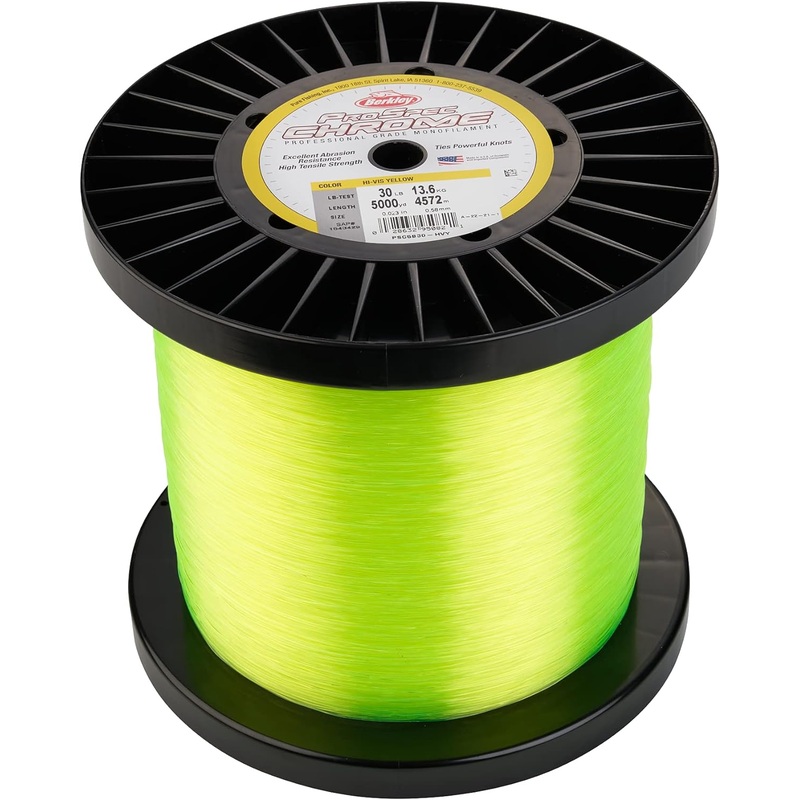 Berkley PSC5B80-HVY Pro Spec Chrome 80lb, 3750 Yards, Hi-Vis Yellow