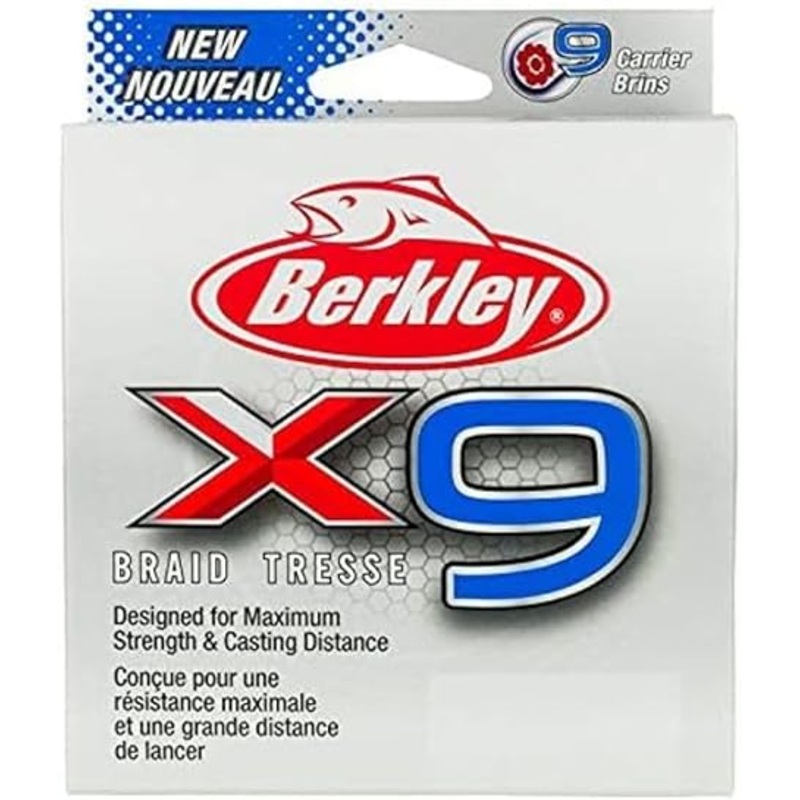 Berkley X9 Braid Superline, Crystal, 100lb, 2188yd
