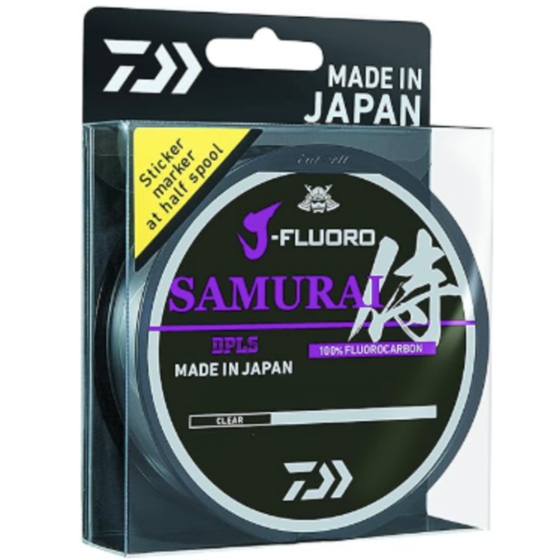 Daiwa J-Fluoro Samurai Fluorocarbon Line, Filler, 14lb 220yd
